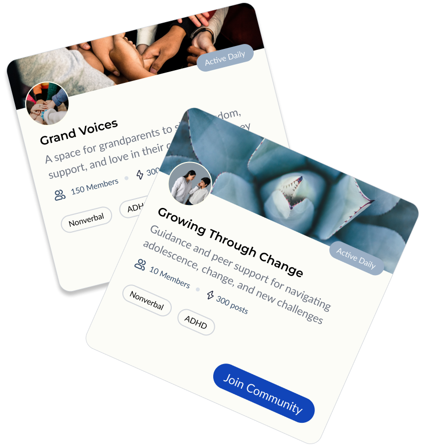 Community group cards